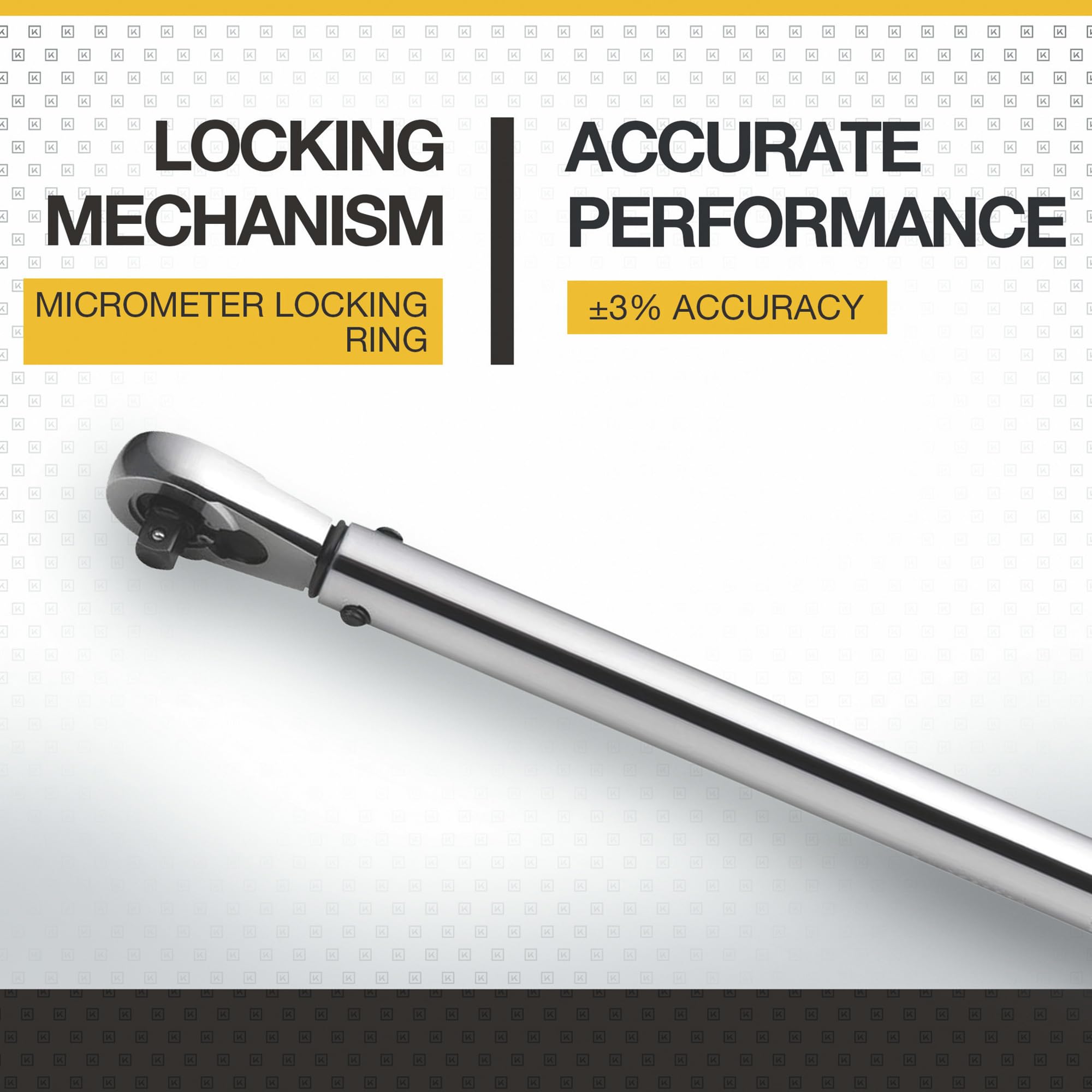 Klutch 1/2in.-Drive Mechanical Torque Wrench -30-250 Ft./Lbs